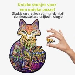 ACROPAQ Houten Puzzel Vos - 200 Stukjes, A3 Formaat 420 X 297 Mm, Puzzel Voor Kinderen En Volwassenen 10 ACROPAQ Houten Puzzel Vos - 200 Stukjes, A3 Formaat 420 X 297 Mm, Puzzel Voor Kinderen En Volwassenen -Goedkope puzzels winkel 550x549 20