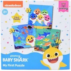 Baby Shark 3in1 Puzzel -Goedkope puzzels winkel 550x549 3