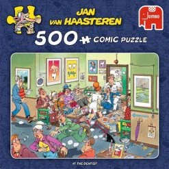 Jan Van Haasteren At The Dentist Puzzel - 500 Stukjes -Goedkope puzzels winkel 550x550 110