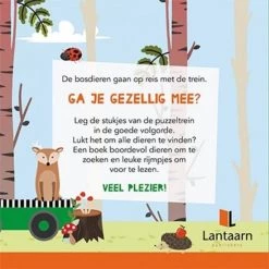 Fiona Huisman Bosdieren - Boek + Treinpuzzel 11 Fiona Huisman Bosdieren - Boek + Treinpuzzel -Goedkope puzzels winkel 550x550 128