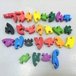 Melloniki Houten Slang Alfabet Puzzel -Goedkope puzzels winkel 550x550 133