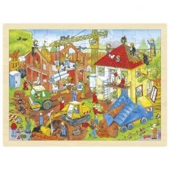 Goki Puzzel: Op De Bouwwerf 96-delig -Goedkope puzzels winkel 550x550 146
