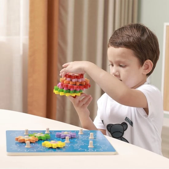 New Classic Toys - Puzzel Met Roterende Tandwielen 6 New Classic Toys - Puzzel Met Roterende Tandwielen - Afbeelding 6