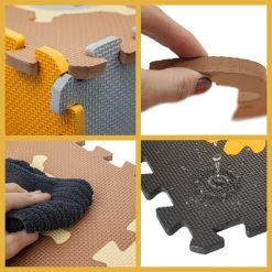 PRETTY PIP Piraten Vloerpuzzel - Speelmat EVA Foam 90x90 - Buiten Speelgoed Jongens - Waterafstotend En Anti-Slip Vloermat - Speelkleed Voor Kinderen - Piraten Puzzelmat -Goedkope puzzels winkel 550x550 170