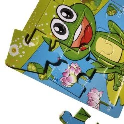 Aslan? 2 Houten Puzzels Van 9 Stukjes - Dieren: Panda En Kikker - Voor Kinderen Van 1-4 Jaar -Goedkope puzzels winkel 550x550 174