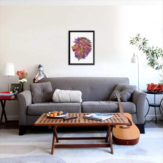 ACROPAQ Houten Puzzel Leeuw - 150 Stukjes, A4 Formaat 210 X 297 Mm, Puzzel Voor Kinderen En Volwassenen 2 ACROPAQ Houten Puzzel Leeuw - 150 Stukjes, A4 Formaat 210 X 297 Mm, Puzzel Voor Kinderen En Volwassenen - Afbeelding 2