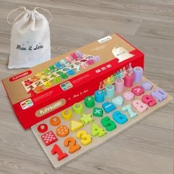 Eli Kids PlayBoard - 8-in-1 Houten Educatief Speelgoed -Goedkope puzzels winkel 550x550 225