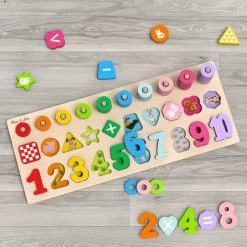 Eli Kids PlayBoard - 8-in-1 Houten Educatief Speelgoed -Goedkope puzzels winkel 550x550 228