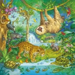 Ravensburger Kinderpuzzel In Het Oerwoud - 3 X 49 Stukjes -Goedkope puzzels winkel 550x550 25