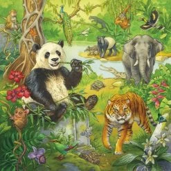 Ravensburger Kinderpuzzel In Het Oerwoud - 3 X 49 Stukjes -Goedkope puzzels winkel 550x550 26
