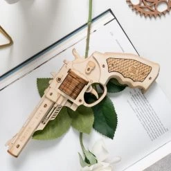 Robotime Vitafa Pistool Puzzel - Houtpuzzel - 3D Puzzel - Modelbouw - Geweer - Hout - DIY -Goedkope puzzels winkel 550x550 276