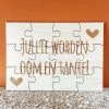 SUS Design Houten Puzzel A5 | Zwangerschapsaankondiging | Jullie Worden Oom En Tante!