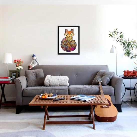 ACROPAQ Houten Puzzel Vos - 200 Stukjes, A3 Formaat 420 X 297 Mm, Puzzel Voor Kinderen En Volwassenen 7 ACROPAQ Houten Puzzel Vos - 200 Stukjes, A3 Formaat 420 X 297 Mm, Puzzel Voor Kinderen En Volwassenen - Afbeelding 7