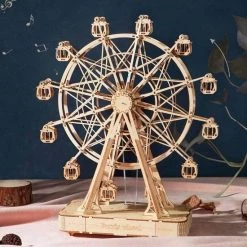 Robotime 3d-puzzel Reuzenrad 33,8 Cm Hout Naturel 232-delig -Goedkope puzzels winkel 550x550 39