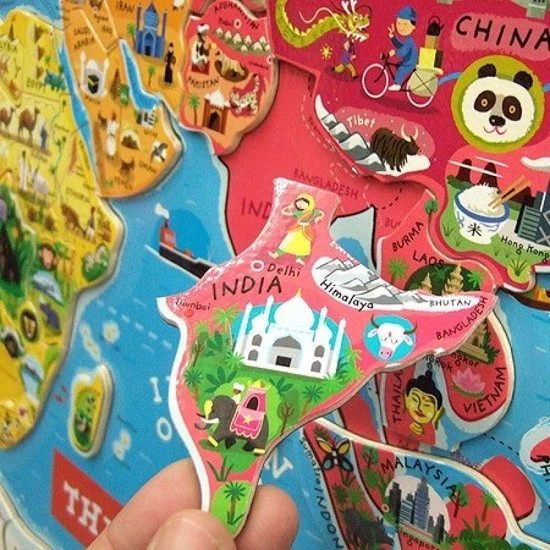 Janod Puzzel - Magnetic World - Engels 6 Janod Puzzel - Magnetic World - Engels - Afbeelding 6