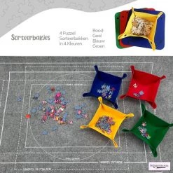 HobbyMania Puzzelmat Puzzel Legpuzzel Inclusief Puzzelbakjes En Opbergzak Tot 1500 Stukjes - Grijs 8 HobbyMania Puzzelmat Puzzel Legpuzzel Inclusief Puzzelbakjes En Opbergzak Tot 1500 Stukjes - Grijs -Goedkope puzzels winkel 550x550 73