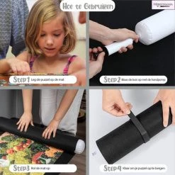 HobbyMania Puzzelmat Puzzel Legpuzzel Inclusief Puzzelbakjes En Opbergzak Tot 1500 Stukjes - Grijs 10 HobbyMania Puzzelmat Puzzel Legpuzzel Inclusief Puzzelbakjes En Opbergzak Tot 1500 Stukjes - Grijs -Goedkope puzzels winkel 550x550 75