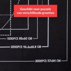 LightedLifestyle Puzzelmat 3000 Voor Legpuzzel - Puzzelbord Ruimte Voor 500 T/m 3000 Stukjes - Puzzelmap - Luxe Portapuzzle - Puzzel Opbergsysteem - Puzzelkoffer - 100x140 Cm -Goedkope puzzels winkel 550x550 79