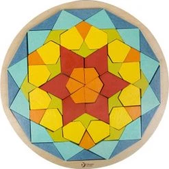 Classic World KLASSIEKE WERELD Montessori Puzzel Moza Ek Tangram Patronen Vormen En Kleuren -Goedkope puzzels winkel 550x551 1