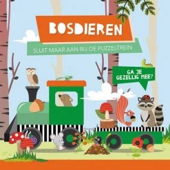 Fiona Huisman Bosdieren - Boek + Treinpuzzel