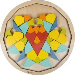 Classic World KLASSIEKE WERELD Montessori Puzzel Moza Ek Tangram Patronen Vormen En Kleuren -Goedkope puzzels winkel 550x552 1