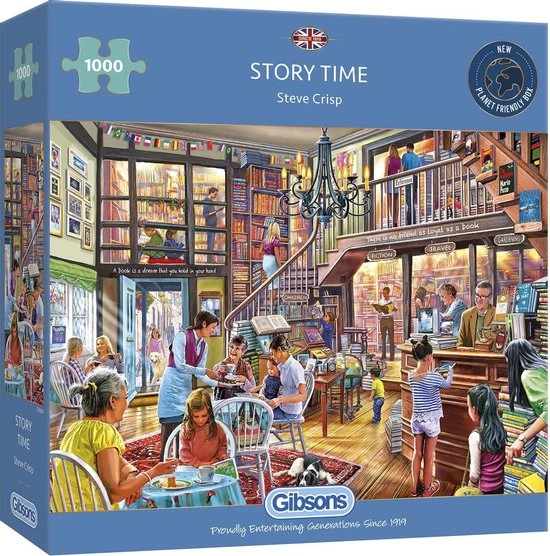 Gibsons Story Time Puzzel (1000 Stukjes) 1 Gibsons Story Time Puzzel (1000 Stukjes)