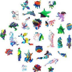 UNIDRAGON Houten Puzzel Dier - Serieuze Panda - 318 Stukjes - King Size 31x41 Cm -Goedkope puzzels winkel 550x556 6