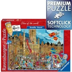 Ravensburger Puzzel Fleroux Brussel - Legpuzzel - 1000 Stukjes -Goedkope puzzels winkel 550x557 5