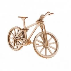 De Bouwplaats Bouwpakket 3D Puzzel Mountainbike Fiets Sportfiets- Hout