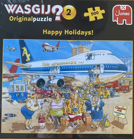Jumbo Wasgij Original 2 - Happy Holidays! Puzzel 500 Stukjes 1 Jumbo Wasgij Original 2 - Happy Holidays! Puzzel 500 Stukjes