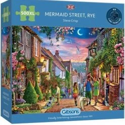 XL Legpuzzel Gibsons - Mermaid Street - 500 Extra Grote Stukjes