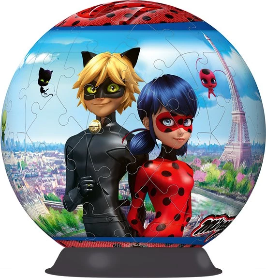 Ravensburger Miraculous Puzzleball - 3D Puzzel - 72 Stukjes 3 Ravensburger Miraculous Puzzleball - 3D Puzzel - 72 Stukjes - Afbeelding 3