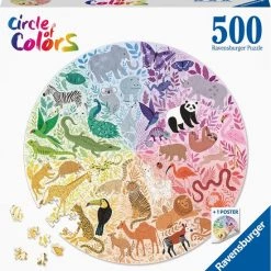 Ravensburger Puzzel Circle Of Colors Animals - Legpuzzel - 500 Stukjes