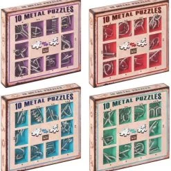 Eureka Metal Puzzle Set - 10 Metal Puzzles Set Blue (only Available In Display 52473355) 12 Eureka Metal Puzzle Set - 10 Metal Puzzles Set Blue (only Available In Display 52473355) -Goedkope puzzels winkel 550x577 5