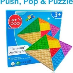 PLAY-IT PLAY IT Tangram Puzzel Pop It 7 Delig - Inclusief Simple Dimple - Fidget Toys - Sinterklaas -Goedkope puzzels winkel 550x578 9