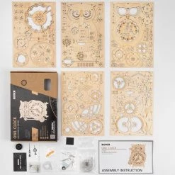 Houten 3D Puzzel Voor Volwassenen | Uil Klok | Mechanisch | Vrije Tijd | Educatief | Ontspanning | Tot Rust Komen | Robotime | Model Bouwpakket | Uilenklok 18 Houten 3D Puzzel Voor Volwassenen | Uil Klok | Mechanisch | Vrije Tijd | Educatief | Ontspanning | Tot Rust Komen | Robotime | Model Bouwpakket | Uilenklok -Goedkope puzzels winkel 550x585