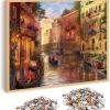 NueNext Jigsaw Legpuzzel Venice Water City Puzzel 1000 Stukjes Volwassenen Legpuzzels - Museum Puzzel - Natuur - Dieren - Stad - Kunst - Hobby Speelgoed - Legpuzzels Volwassenen Kinderen - 50*70 Cm