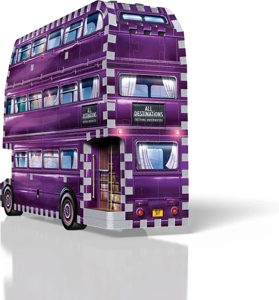 The Knight Bus - Wrebbit 3D Puzzel - Harry Potter - 280 Stukjes 3 The Knight Bus - Wrebbit 3D Puzzel - Harry Potter - 280 Stukjes - Afbeelding 3