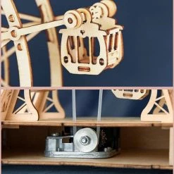 Robotime 3d-puzzel Reuzenrad 33,8 Cm Hout Naturel 232-delig -Goedkope puzzels winkel 550x597 1