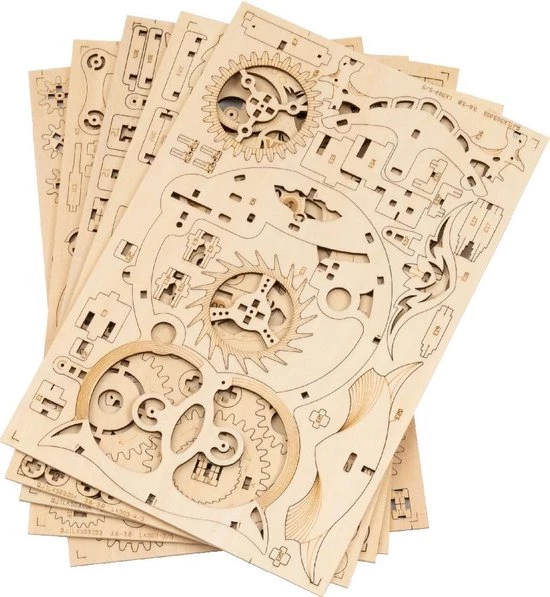 Houten 3D Puzzel Voor Volwassenen | Uil Klok | Mechanisch | Vrije Tijd | Educatief | Ontspanning | Tot Rust Komen | Robotime | Model Bouwpakket | Uilenklok 3 Houten 3D Puzzel Voor Volwassenen | Uil Klok | Mechanisch | Vrije Tijd | Educatief | Ontspanning | Tot Rust Komen | Robotime | Model Bouwpakket | Uilenklok - Afbeelding 3