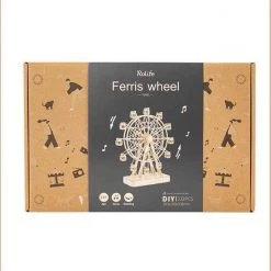 Robotime 3d-puzzel Reuzenrad 33,8 Cm Hout Naturel 232-delig -Goedkope puzzels winkel 550x598 1