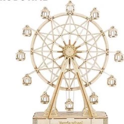 Robotime 3d-puzzel Reuzenrad 33,8 Cm Hout Naturel 232-delig -Goedkope puzzels winkel 550x616