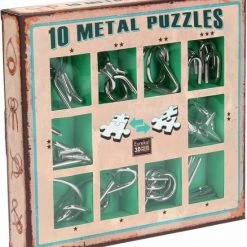 Eureka - Eureka! 10 Metalen Puzzels Groene Editie 12 Eureka - Eureka! 10 Metalen Puzzels Groene Editie -Goedkope puzzels winkel 550x618