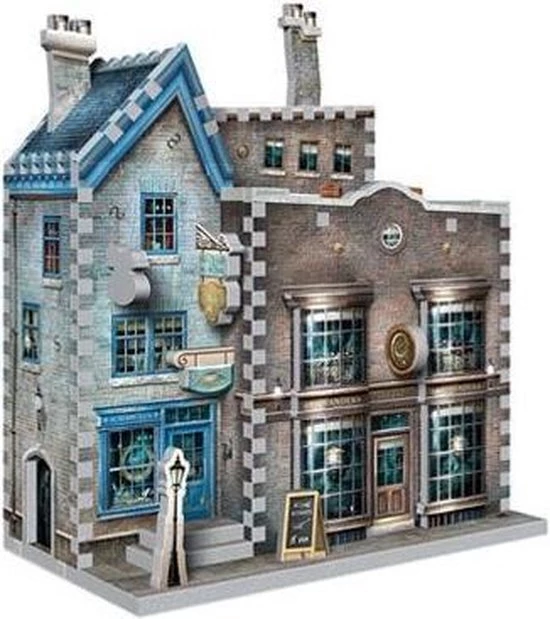 Ollivander S Wand Shop And Scribbulus Writing Implements - Wrebbit 3D Puzzel - Harry Potter - 295 Stukjes 9 Ollivander S Wand Shop And Scribbulus Writing Implements - Wrebbit 3D Puzzel - Harry Potter - 295 Stukjes - Afbeelding 9