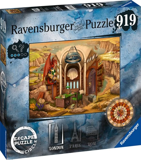 Ravensburger Escape The Circle Puzzel London - Legpuzzel - 920 Stukjes 1 Ravensburger Escape The Circle Puzzel London - Legpuzzel - 920 Stukjes