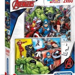 Clementoni Legpuzzel Marvel Avengers 2x60 Stukjes 8 Clementoni Legpuzzel Marvel Avengers 2x60 Stukjes -Goedkope puzzels winkel 550x636