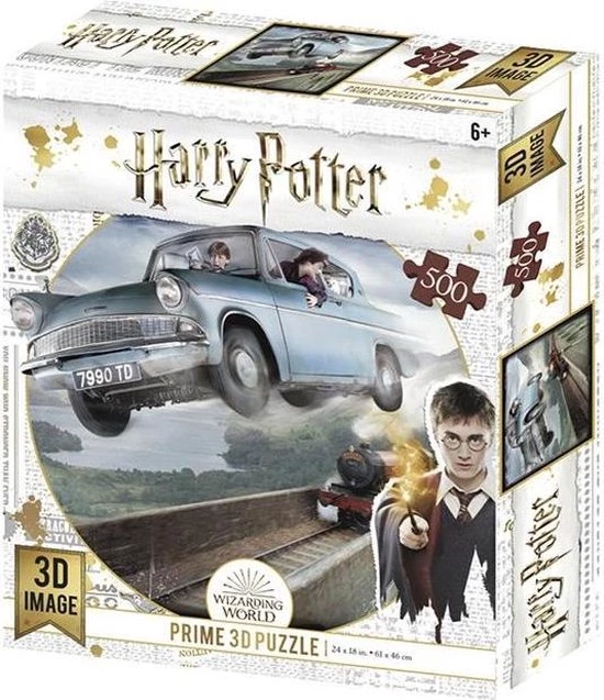 Prime3D Prime 3d 3d-puzzel Harry Potter/ford Anglia Karton 500 Stuks 1 Prime3D Prime 3d 3d-puzzel Harry Potter/ford Anglia Karton 500 Stuks