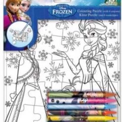 W&O Frozen Puzzel Kleuren - Frozen Knutselen