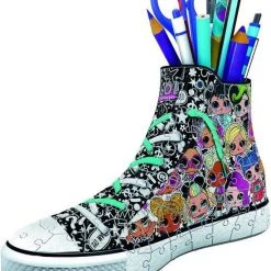Ravensburger Sneaker L.O.L. Surprise - 3D Puzzel - 108 Stukjes -Goedkope puzzels winkel 550x644