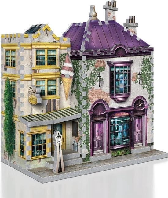 Madam Malkin S And Florean Fortescue - Slug And Jiggers - Wrebbit 3D Puzzel - Harry Potter - 290 Stukjes 2 Madam Malkin S And Florean Fortescue - Slug And Jiggers - Wrebbit 3D Puzzel - Harry Potter - 290 Stukjes - Afbeelding 2